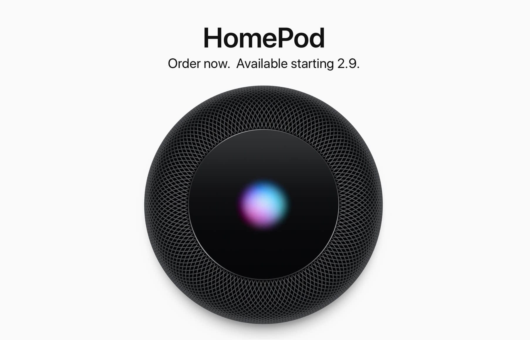 HomePod 接受预订，美国官网下单经历