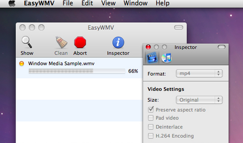 EasyWMV：苹果视频文件转换首选