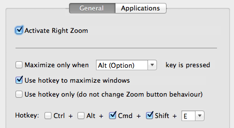 Right Zoom：让绿色按钮只具最大化窗口的插件