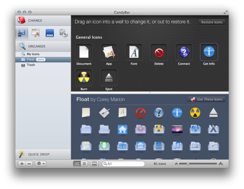 CandyBar：玩儿转你的OS X图标