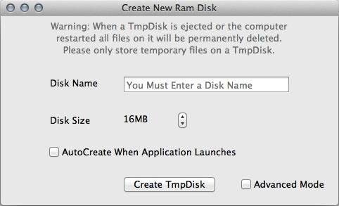 TmpDisk：内存盘必备