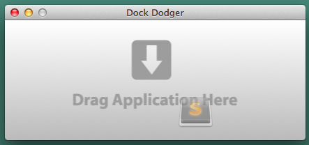 Dock Dodger：去除运行中软件的Dock图标