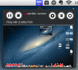 Ripcorder Screen：小巧的屏幕录制工具
