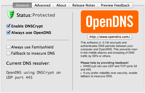 DNSCrypt for Mac