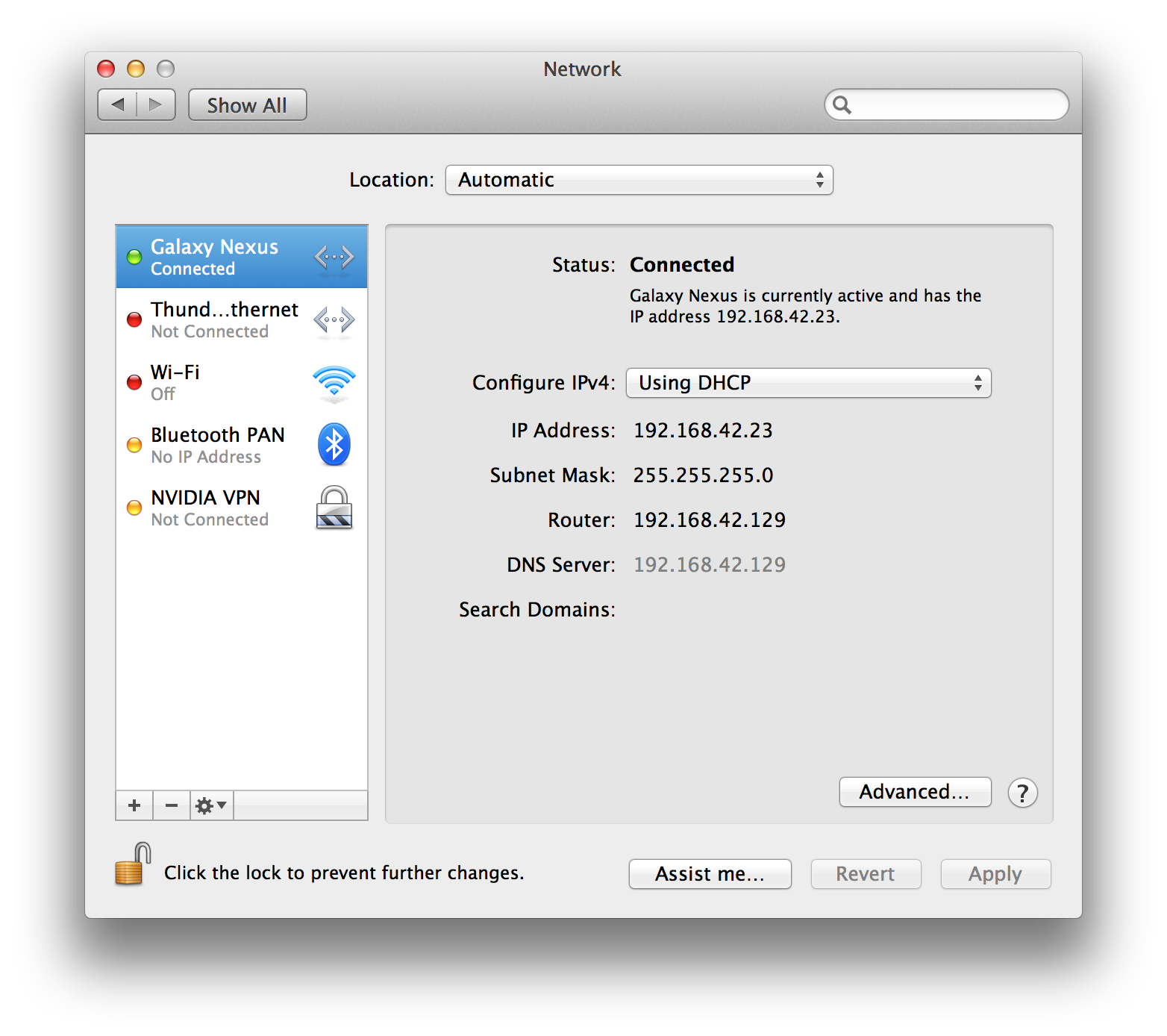 HoRNDIS：让Mac通过Android USB tethering上网