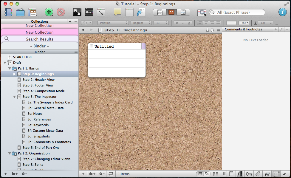 Scrivener，文学创作利器