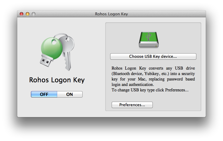 Rohos Logon Key：U盘变身Mac登陆钥匙