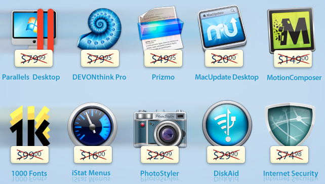 MacUpdate Bundle 2013 Vol 1：Parallels Desktop等十款软件齐登场