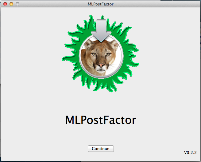 MLPostFactor：给你的老Mac装上山猫
