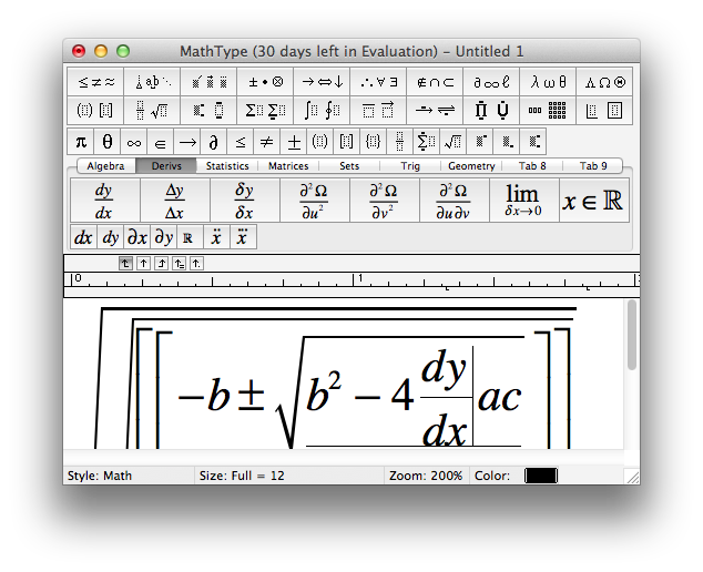 MathType：数学公式编辑器