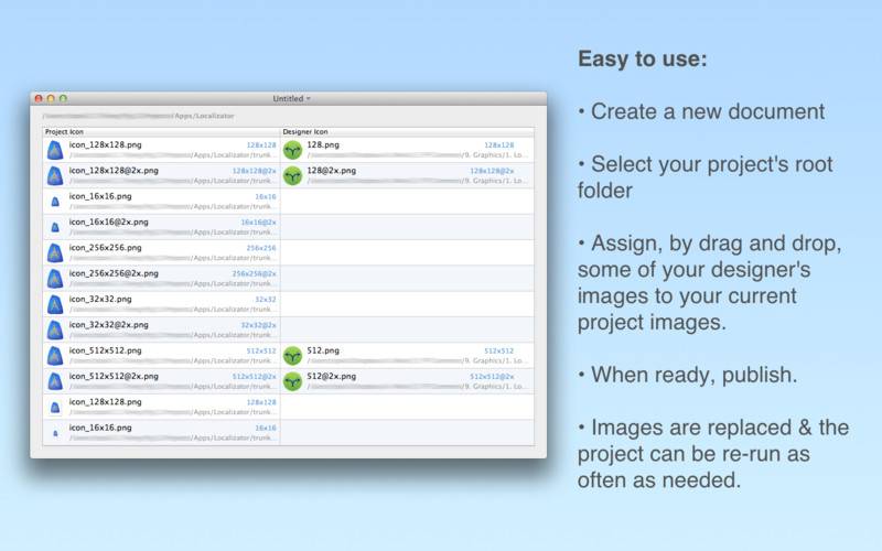 Iconizator：快速替换项目Icon文件