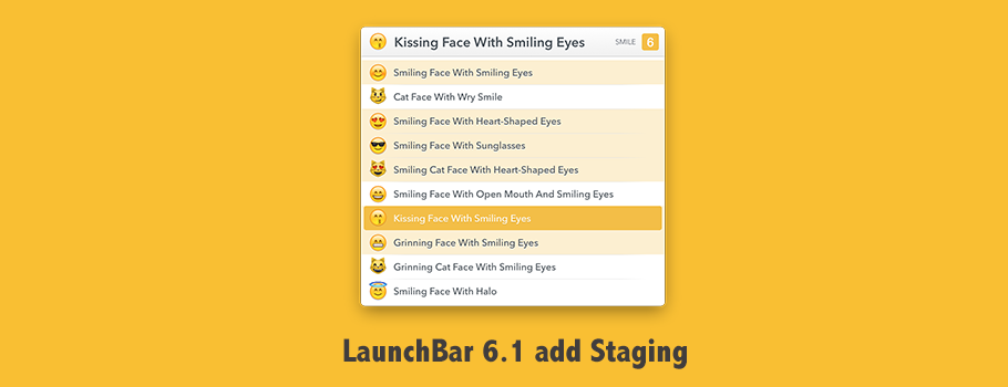 Launchbar 6.1 更新加入 Staging 多选项目功能「双11七折特惠进行中」