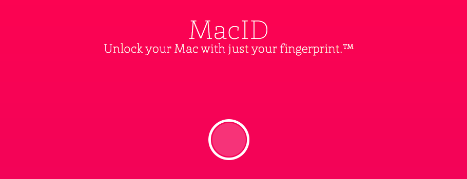 MacID：使用 Touch ID 指纹解锁 Mac