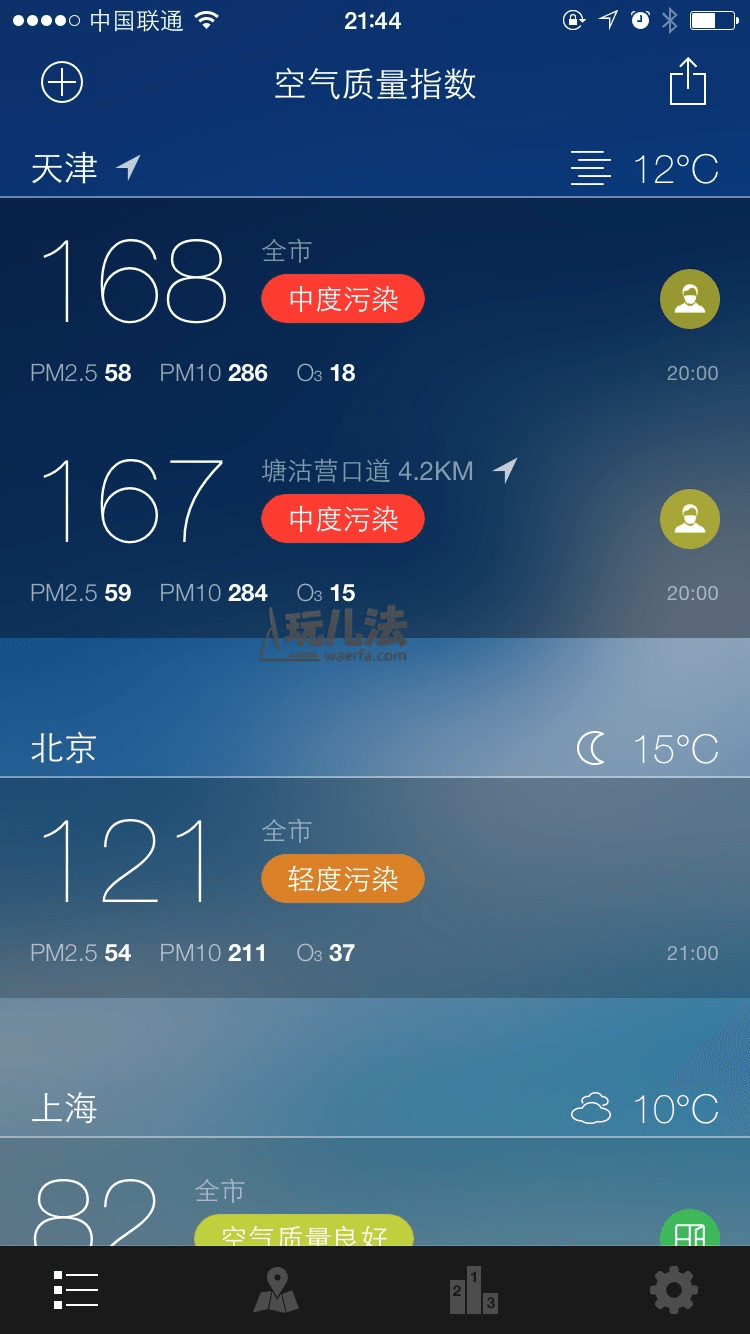 全国空气质量指数