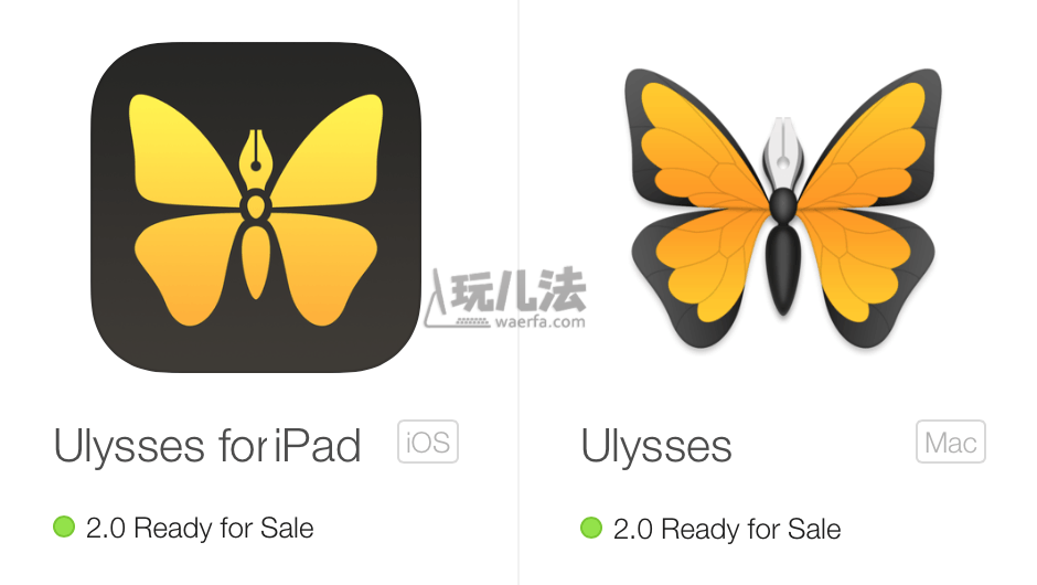 ulysses new logo on mac and ipad