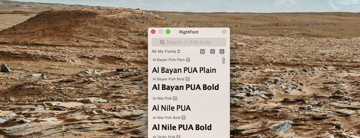 RightFont：PS/Sketch 字体设计伴侣