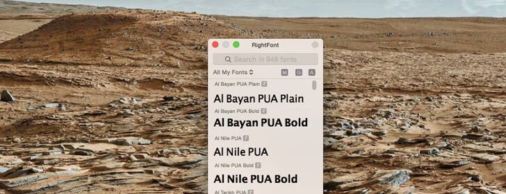 RightFont：PS/Sketch 字体设计伴侣