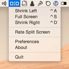 Split Screen Menubar