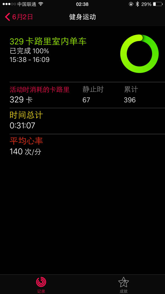 Apple Watch 健身活动