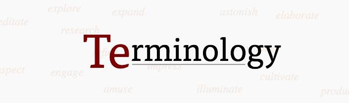 Terminology dictionary for Mac