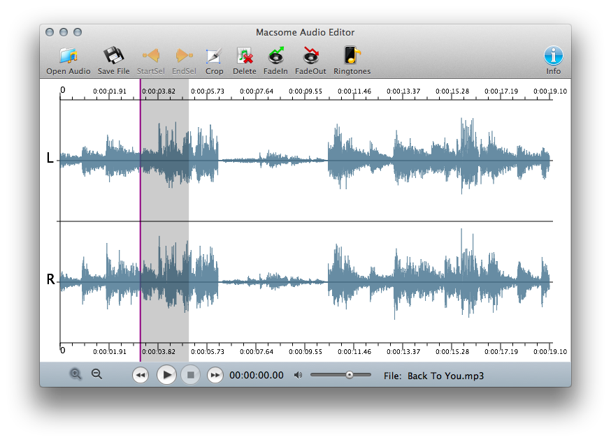 Macsome AudioEditor：MP3/AAC编辑入门工具