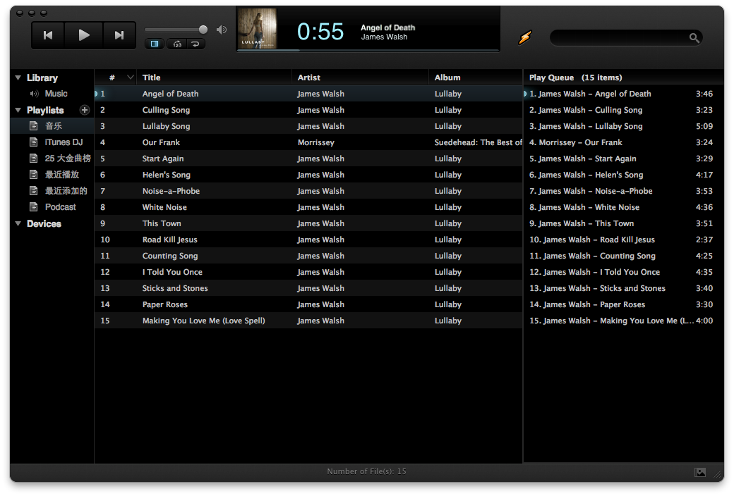 Winamp for Mac：支持iTunes与Android歌曲同步