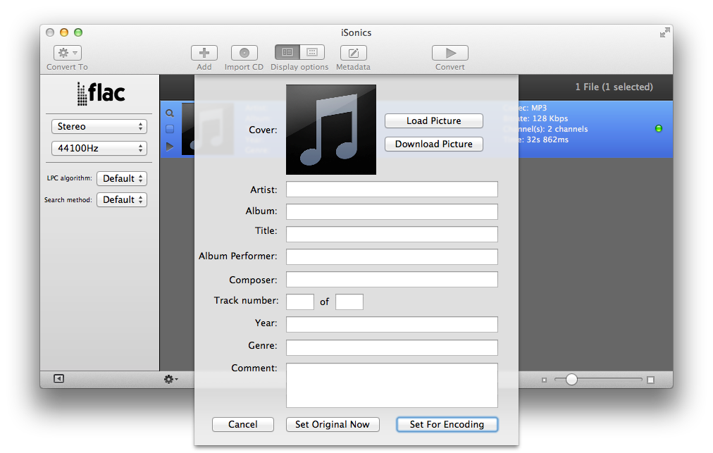 iSonics：转换CD音频至任意格式竟如此容易