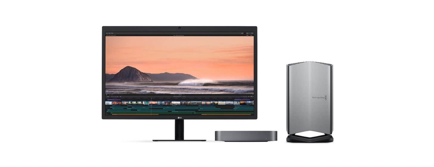 Mac mini 2018 & Blackmagic eGPU 开箱评测