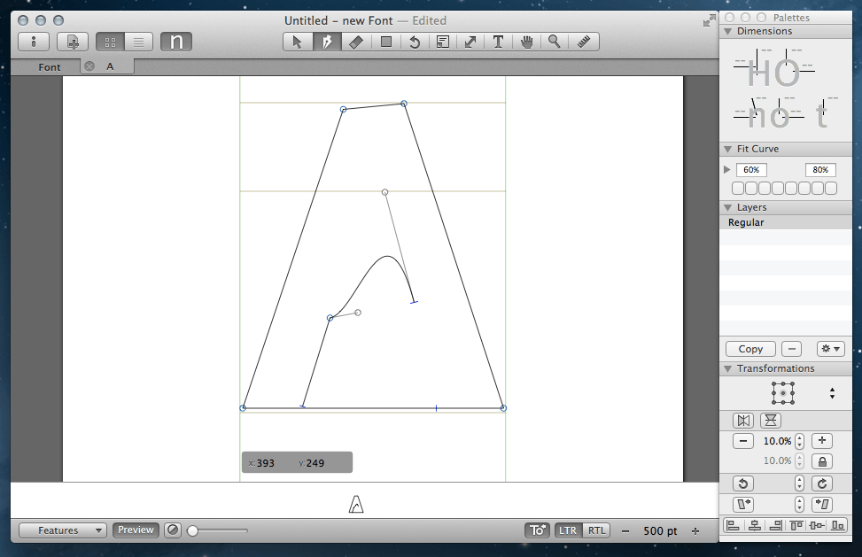 Glyphs：字体设计神器