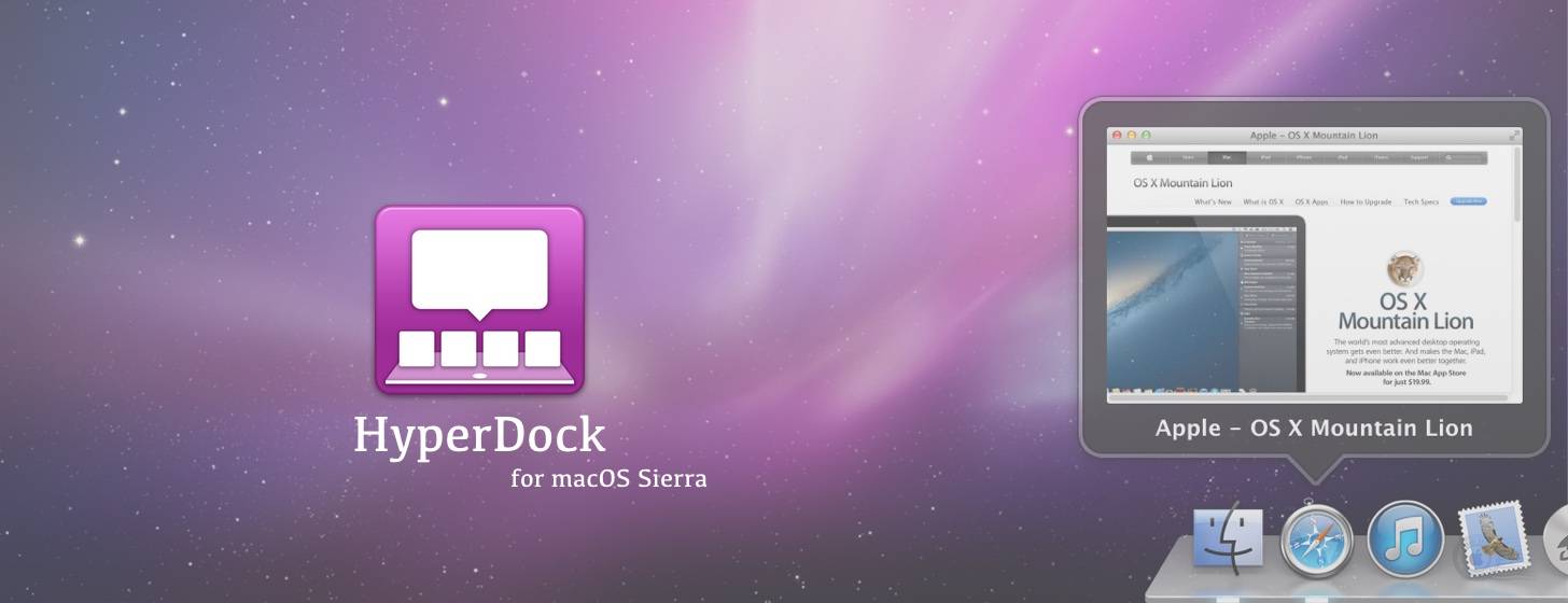 HyperDock：让 Dock 显示应用预览窗口「更新支持 macOS Sierra」
