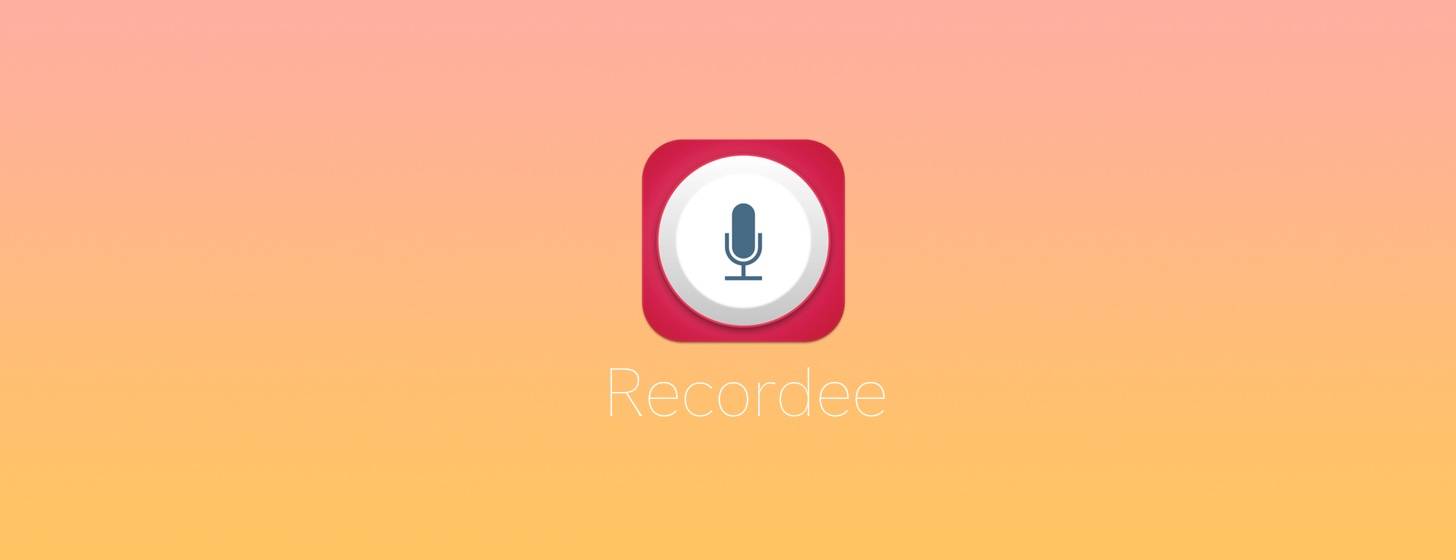 Recordee：小巧的桌面录音软件