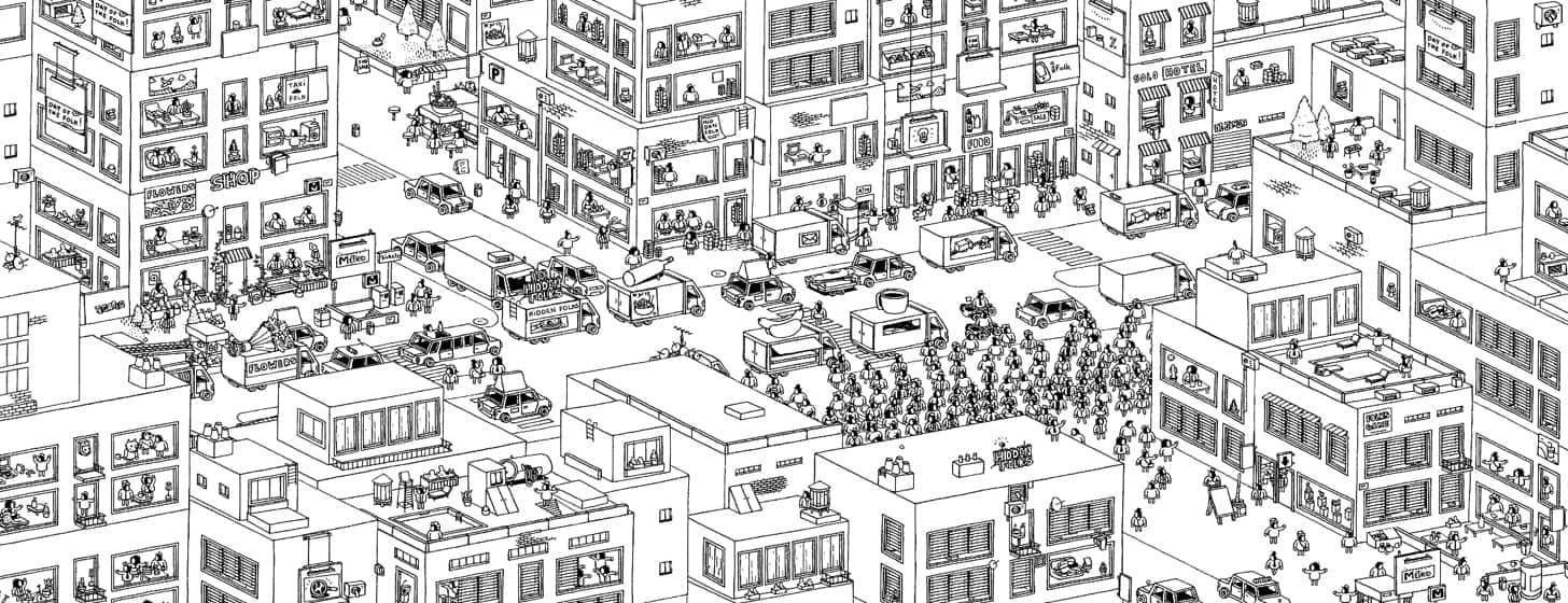 Hidden Folks：歪果仁的清明上河图