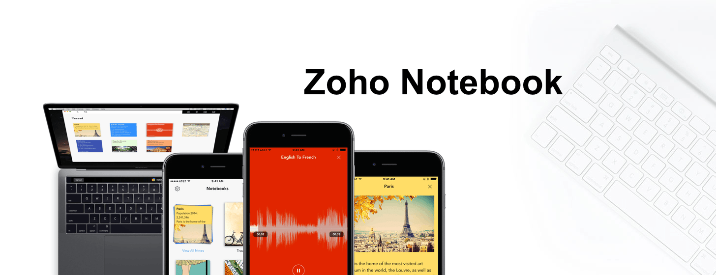 Zoho Notebook：后应用时代的极简笔记本产品