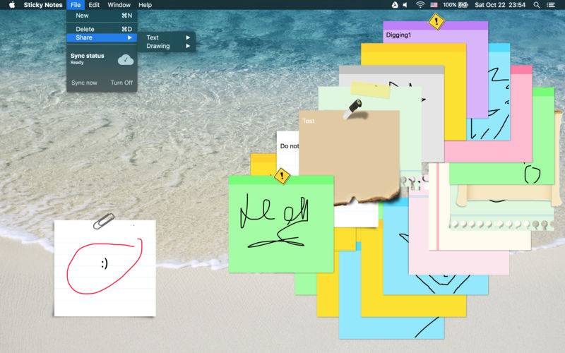 download sticky notes widget