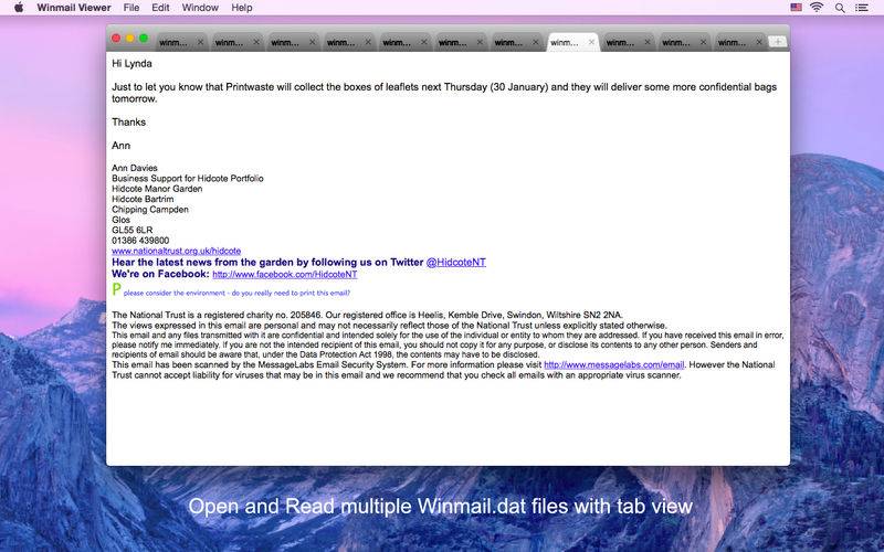 how to open a winmail dat file on mac