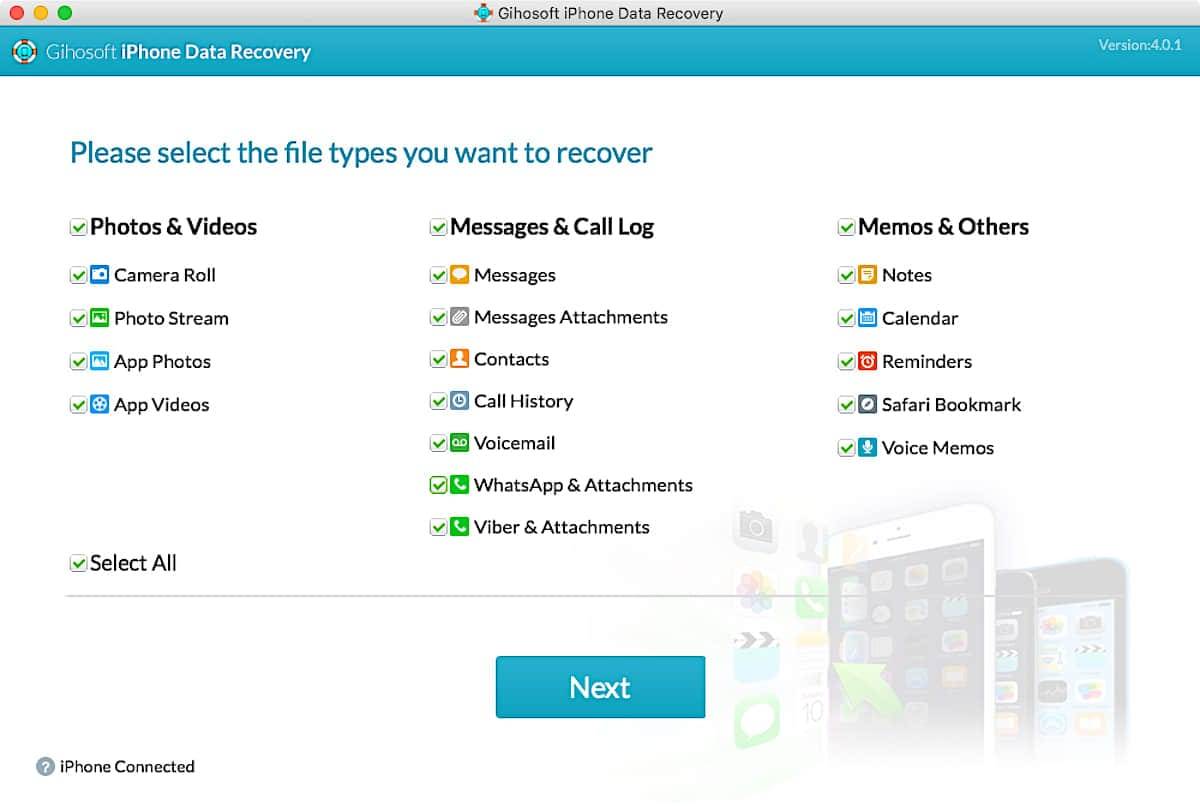 Gihosoft iPhone Data Recovery Mac：手机数据还原从此不用愁「Sponsor」