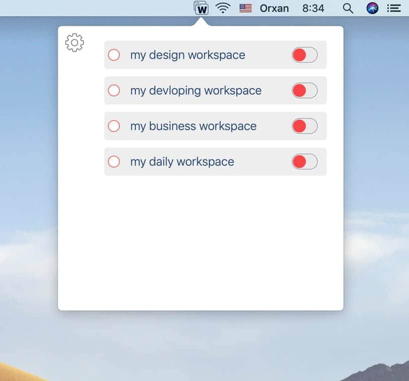WorkspacePro：一键启动/关闭一大堆 macOS 软件