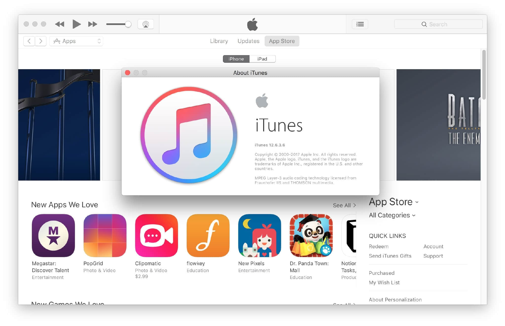 Apple 后悔了？悄悄发布 iTunes 12.6.3，又支持 App Store 了