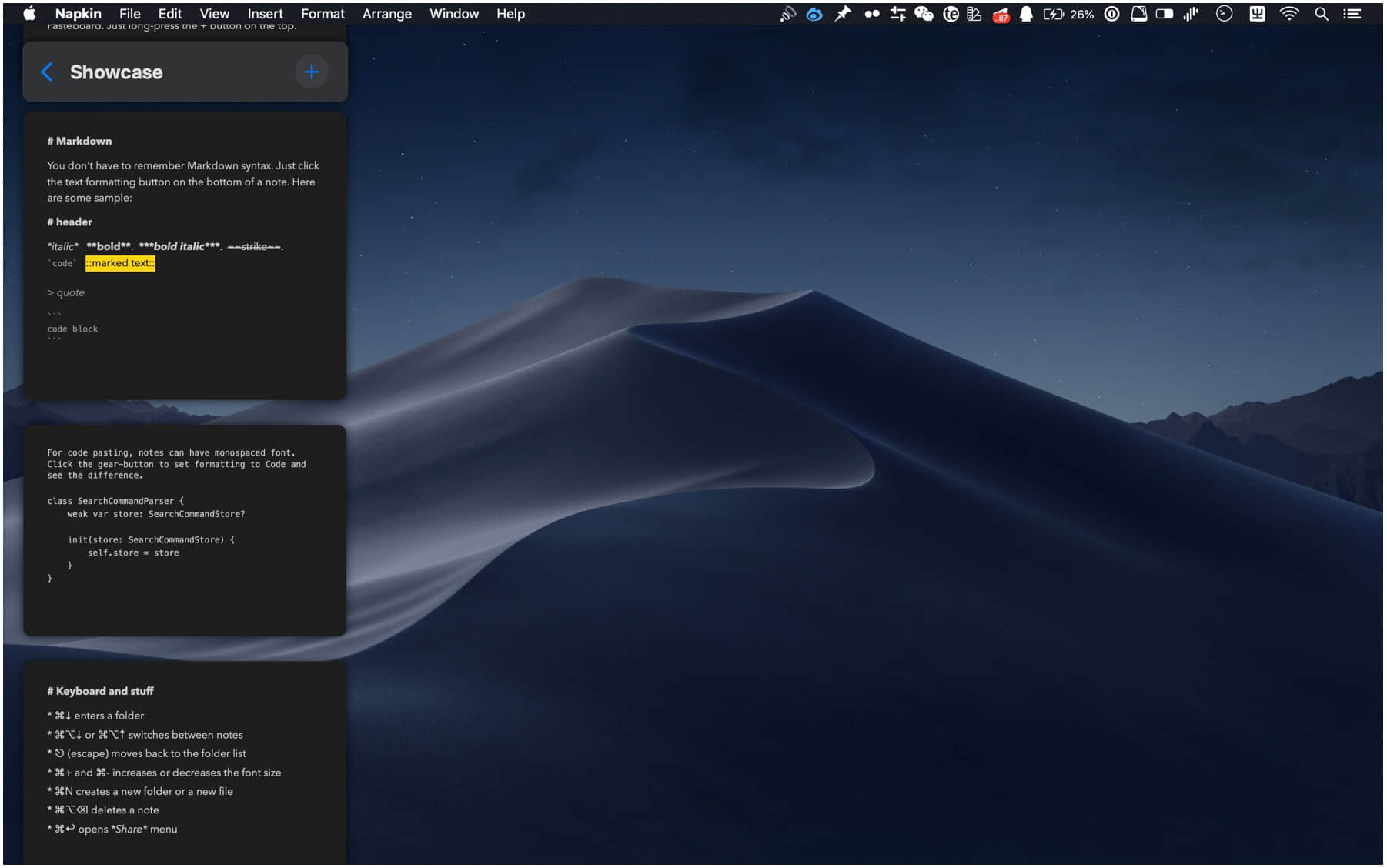 SideNotes：让你随时在 Mac 屏幕上管理笔记