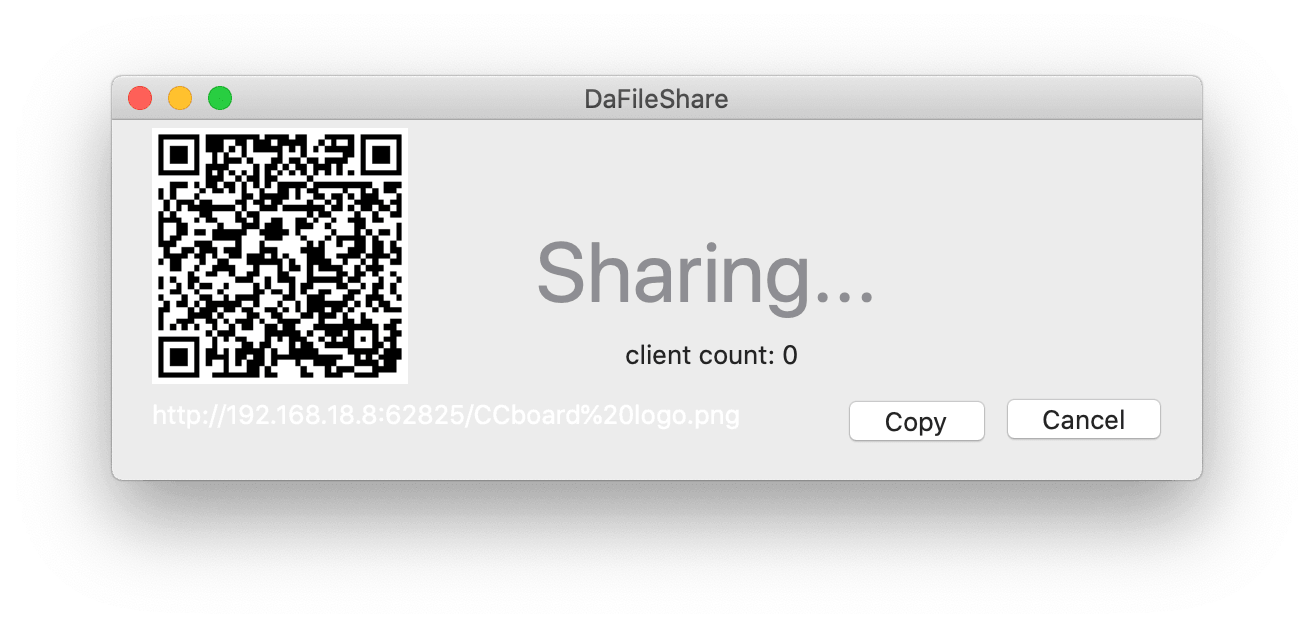 DaFileShare：Mac to Phone 超快文件分享工具