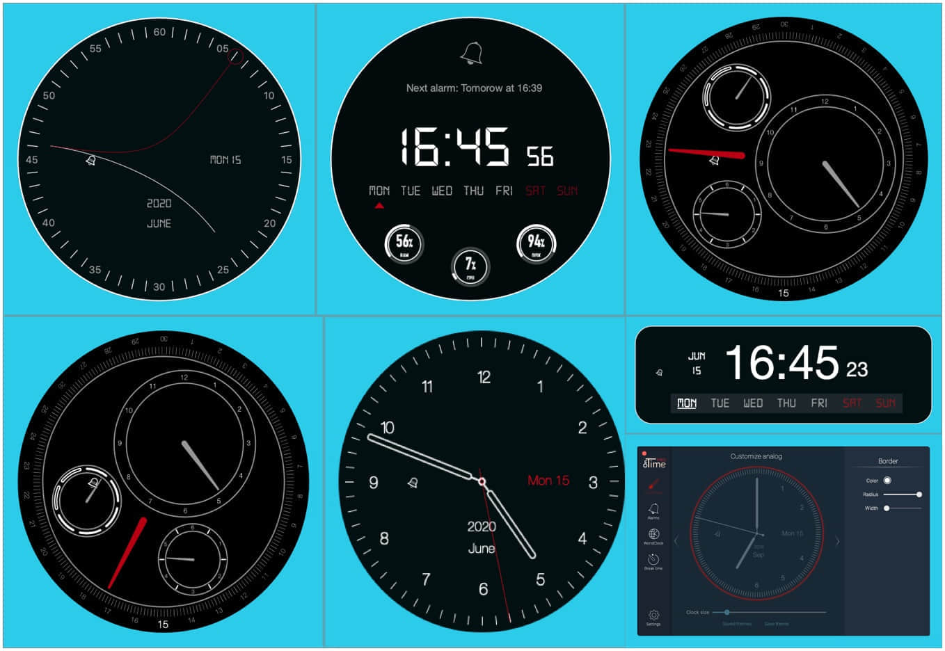 OnTime Pro：集悬浮时钟、闹钟、世界时钟三位一体的时间追踪软件
